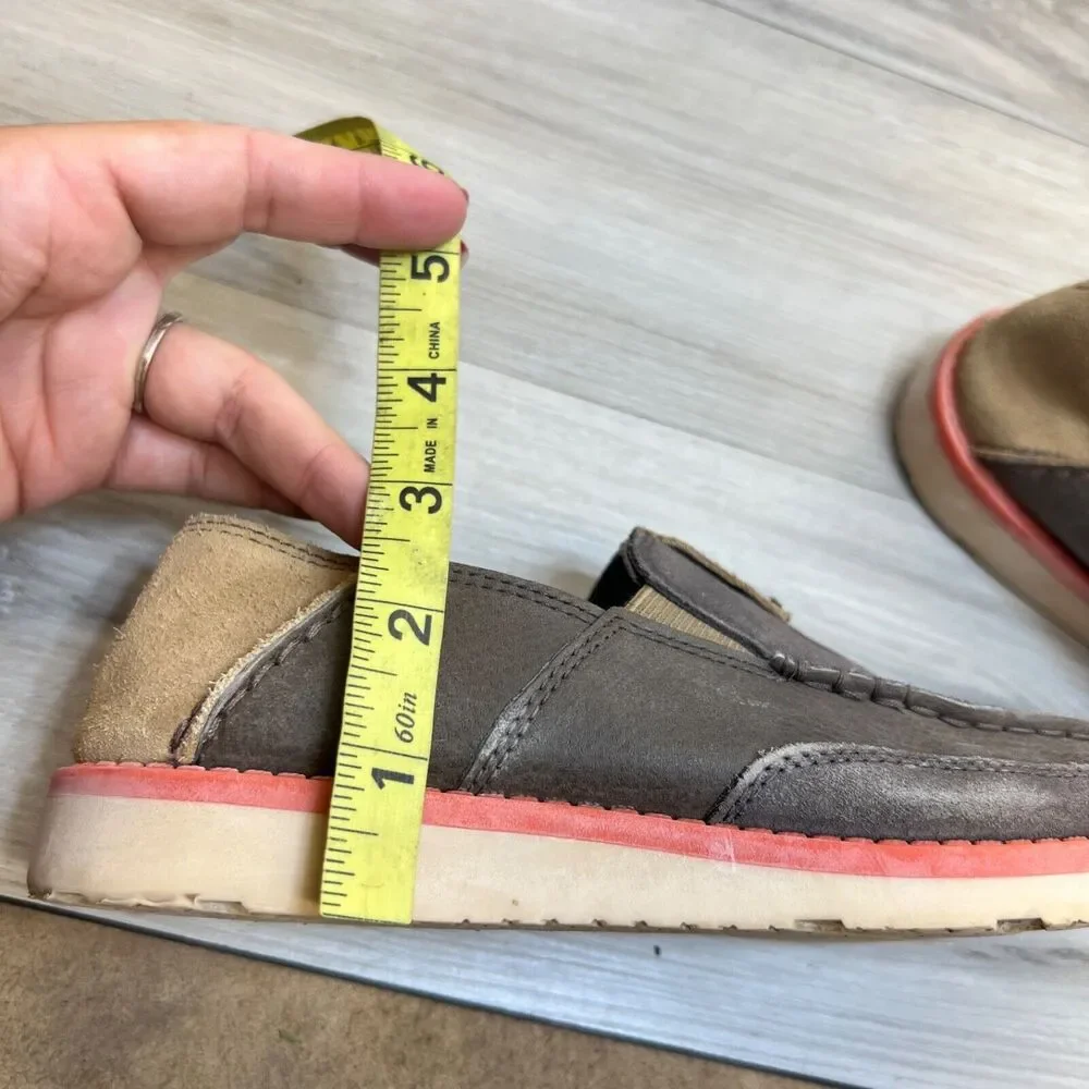 Ariat 10019952 Unisex Kids Brown Leather Slip-On Cruiser Shoes‎ Size 4 EU 35.5